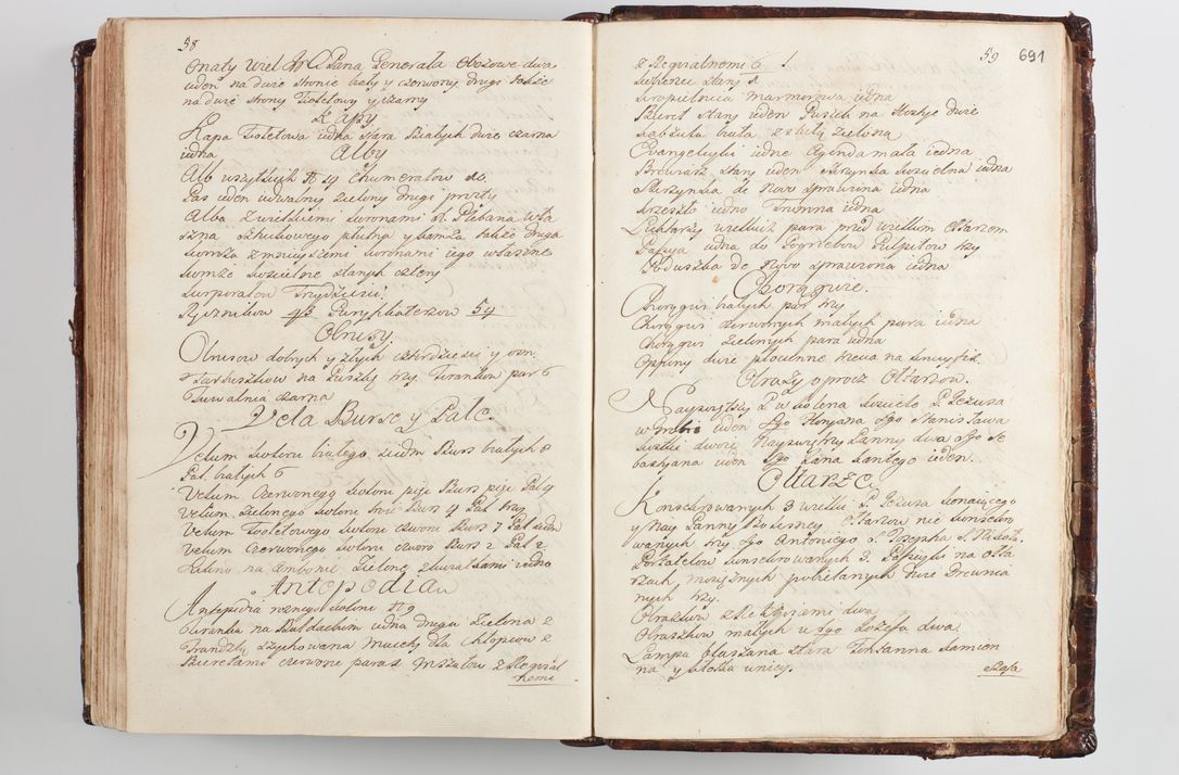 Zdjęcie nr 719 dla obiektu archiwalnego: Wizytacja kanoniczna przeprowadzona w dn. 28 kwietnia 1728 r. przez bpa Michała Kunickiego...