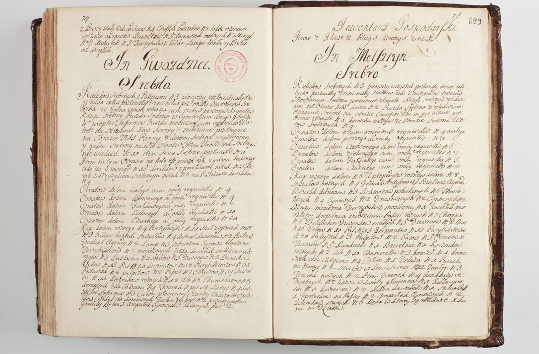 Zdjęcie nr 727 dla obiektu archiwalnego: Wizytacja kanoniczna przeprowadzona w dn. 28 kwietnia 1728 r. przez bpa Michała Kunickiego...