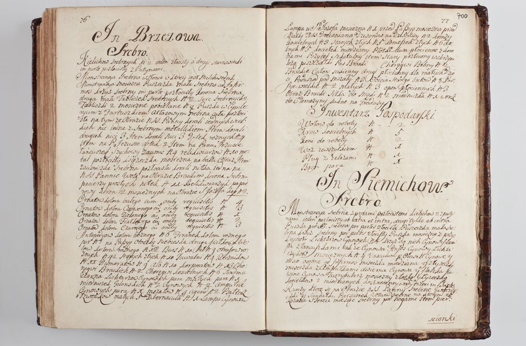 Zdjęcie nr 728 dla obiektu archiwalnego: Wizytacja kanoniczna przeprowadzona w dn. 28 kwietnia 1728 r. przez bpa Michała Kunickiego...