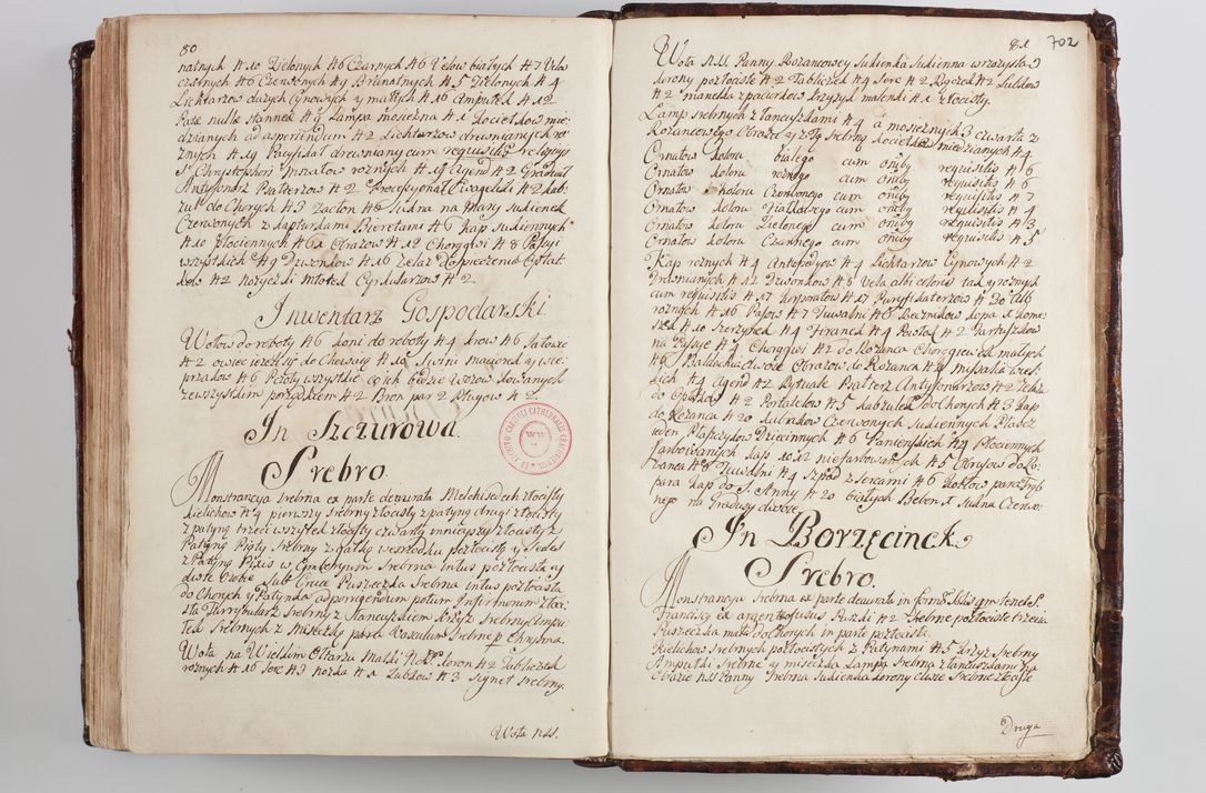 Zdjęcie nr 730 dla obiektu archiwalnego: Wizytacja kanoniczna przeprowadzona w dn. 28 kwietnia 1728 r. przez bpa Michała Kunickiego...