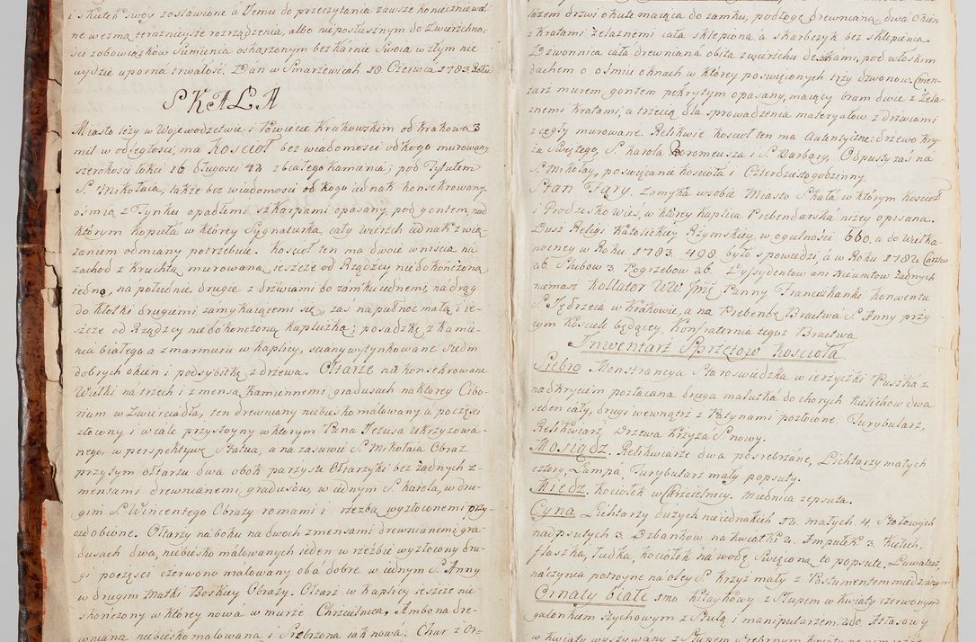 Zdjęcie nr 9 dla obiektu archiwalnego: Protokuł Wizyty Generalney z Dekanatow Skalskiego i Nowogurskiego