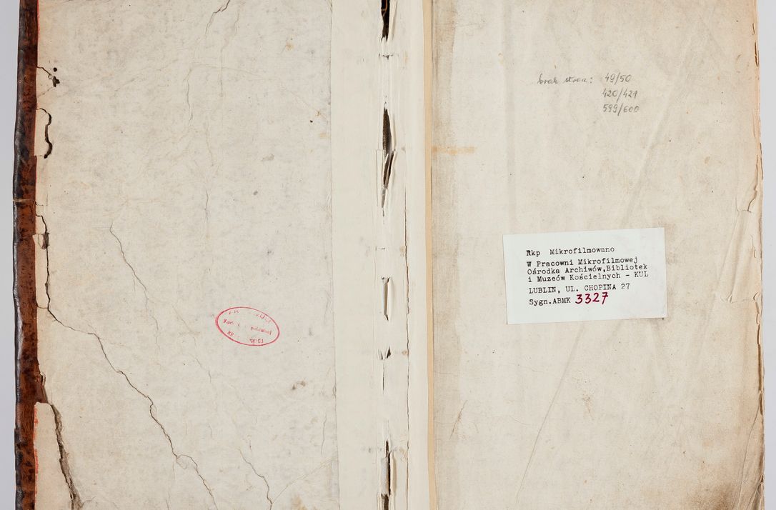 Zdjęcie nr 6 dla obiektu archiwalnego: Protokuł Wizyty Generalney z Dekanatow Skalskiego i Nowogurskiego