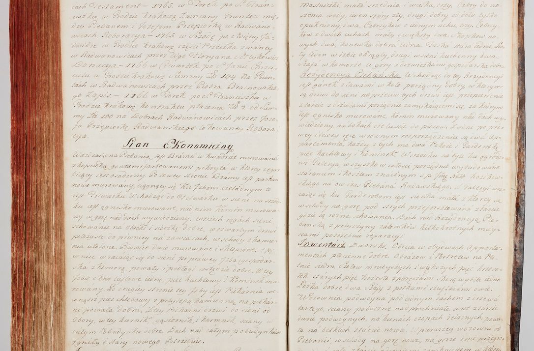 Zdjęcie nr 353 dla obiektu archiwalnego: Protokuł Wizyty Generalney z Dekanatow Skalskiego i Nowogurskiego