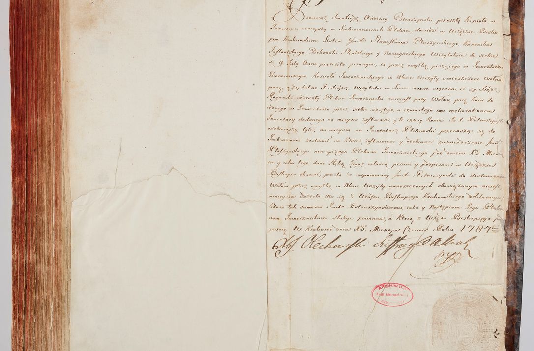 Zdjęcie nr 360 dla obiektu archiwalnego: Protokuł Wizyty Generalney z Dekanatow Skalskiego i Nowogurskiego