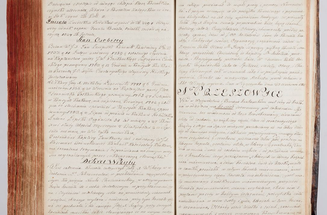 Zdjęcie nr 342 dla obiektu archiwalnego: Protokuł Wizyty Generalney z Dekanatow Skalskiego i Nowogurskiego