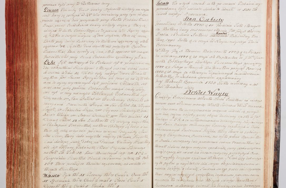 Zdjęcie nr 328 dla obiektu archiwalnego: Protokuł Wizyty Generalney z Dekanatow Skalskiego i Nowogurskiego