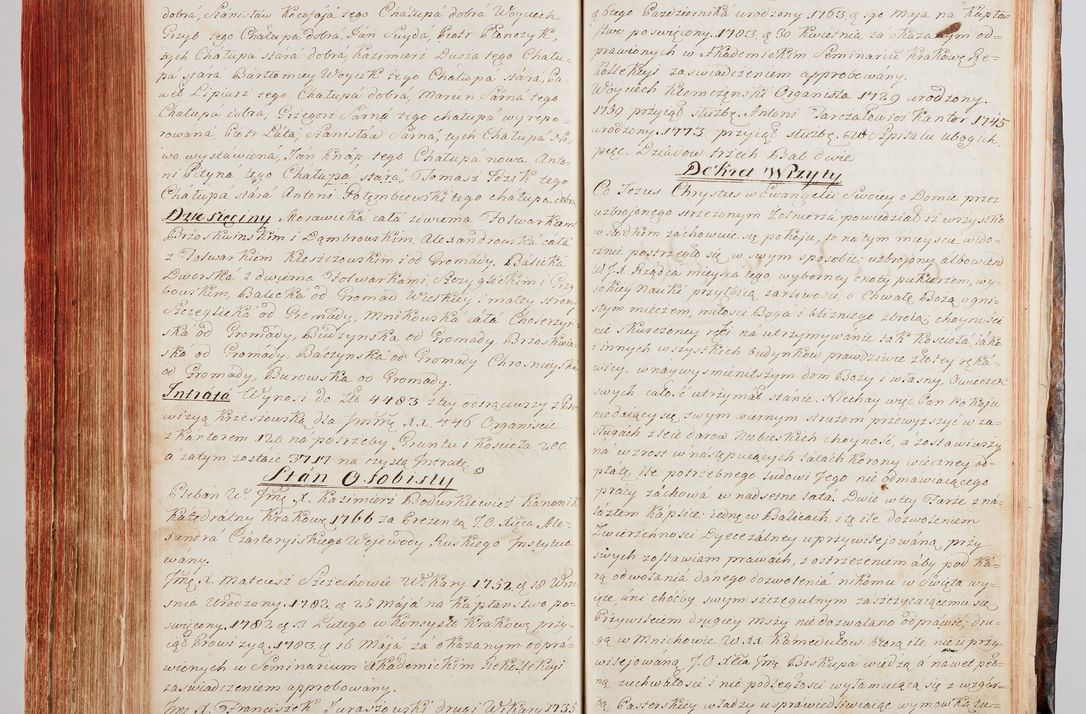 Zdjęcie nr 336 dla obiektu archiwalnego: Protokuł Wizyty Generalney z Dekanatow Skalskiego i Nowogurskiego