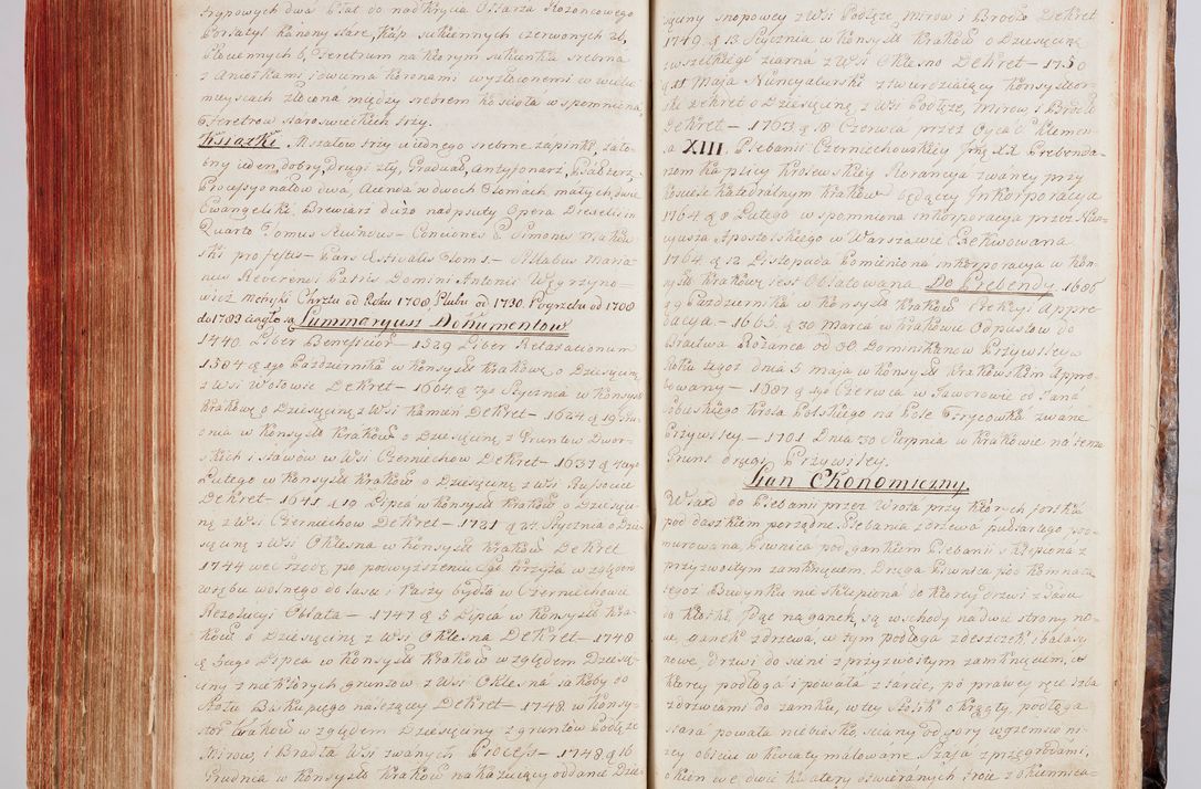 Zdjęcie nr 319 dla obiektu archiwalnego: Protokuł Wizyty Generalney z Dekanatow Skalskiego i Nowogurskiego