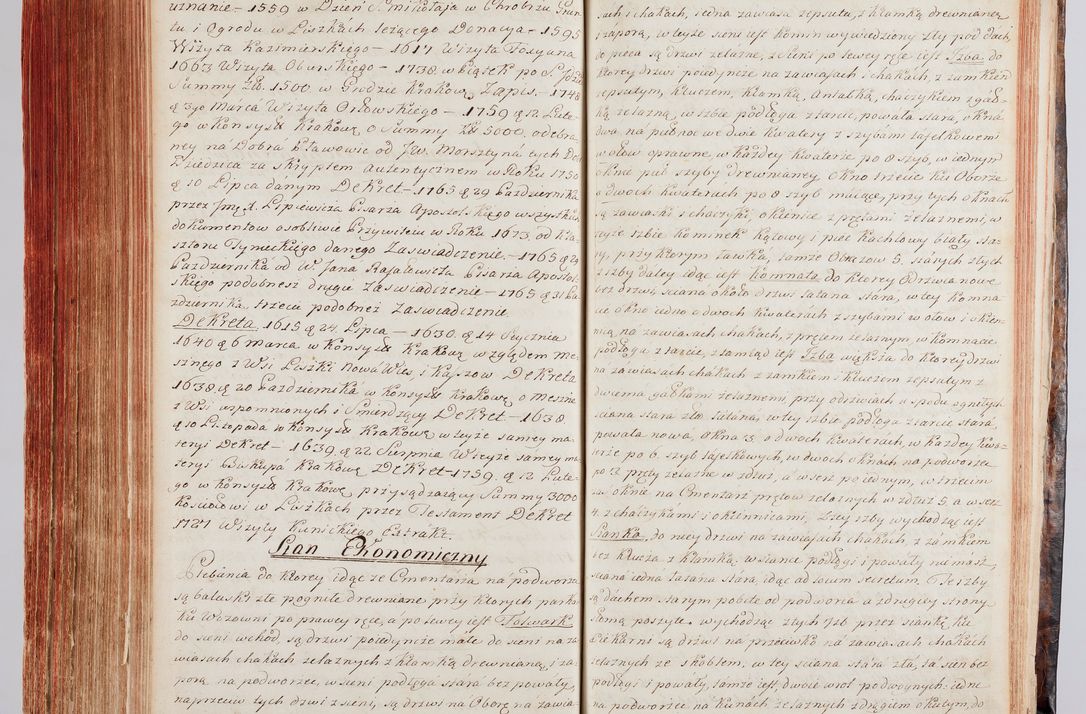 Zdjęcie nr 325 dla obiektu archiwalnego: Protokuł Wizyty Generalney z Dekanatow Skalskiego i Nowogurskiego