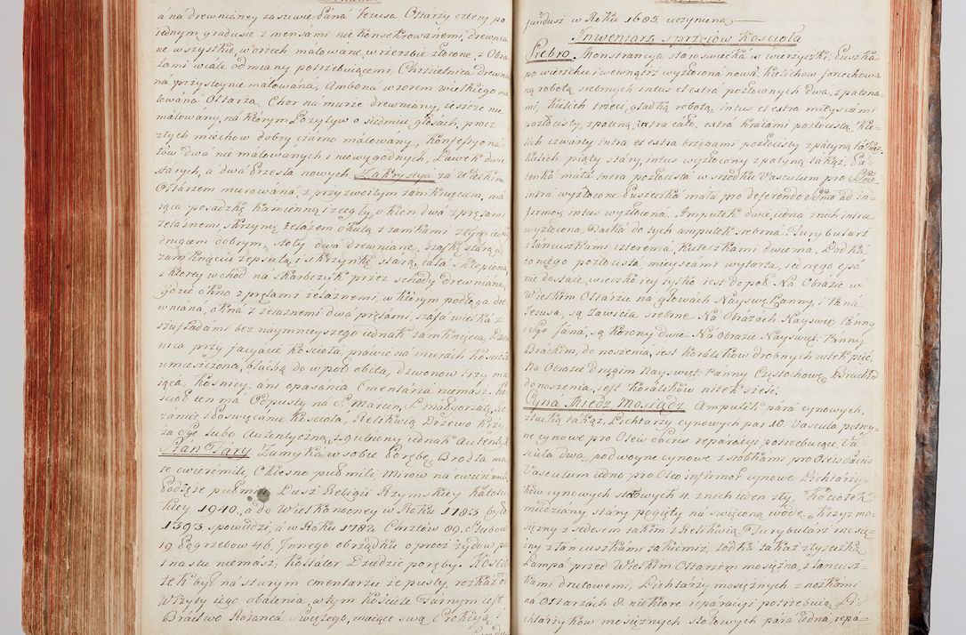 Zdjęcie nr 298 dla obiektu archiwalnego: Protokuł Wizyty Generalney z Dekanatow Skalskiego i Nowogurskiego