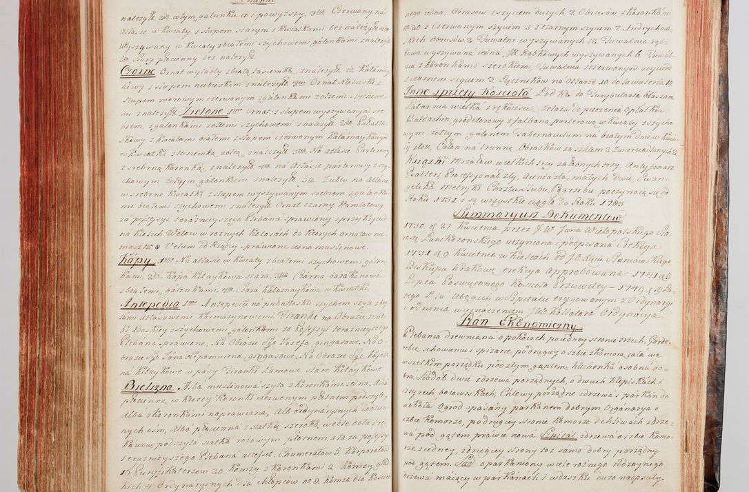 Zdjęcie nr 282 dla obiektu archiwalnego: Protokuł Wizyty Generalney z Dekanatow Skalskiego i Nowogurskiego