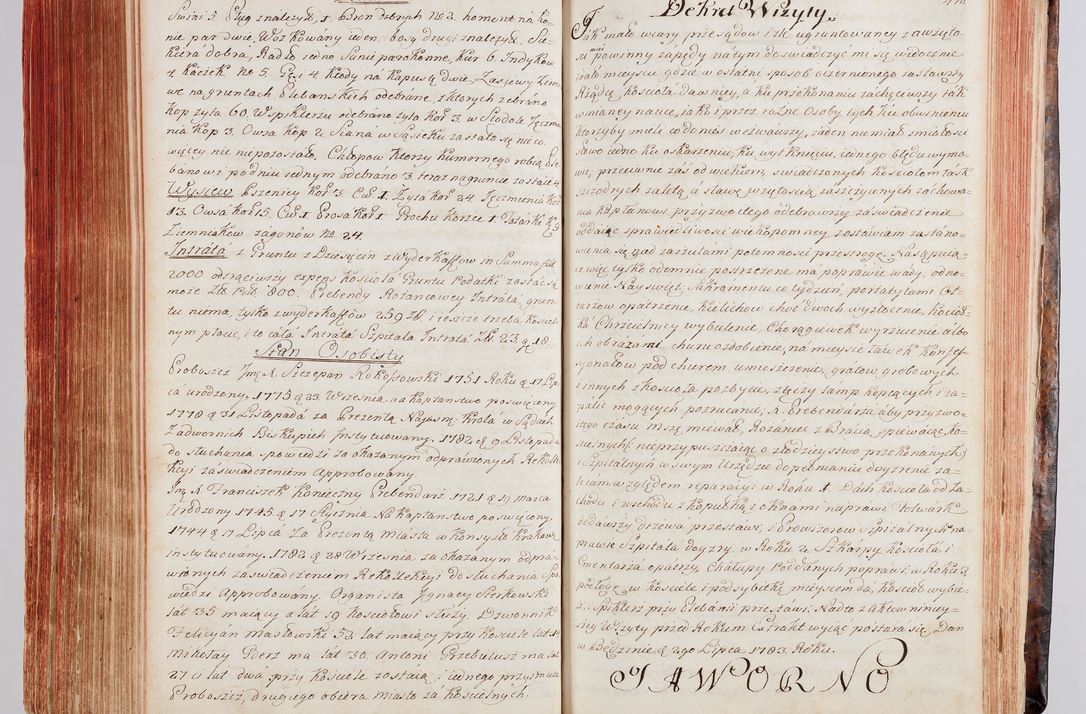 Zdjęcie nr 258 dla obiektu archiwalnego: Protokuł Wizyty Generalney z Dekanatow Skalskiego i Nowogurskiego