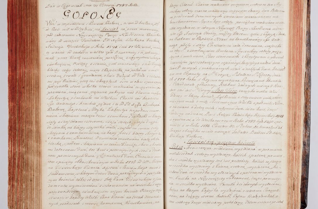 Zdjęcie nr 245 dla obiektu archiwalnego: Protokuł Wizyty Generalney z Dekanatow Skalskiego i Nowogurskiego