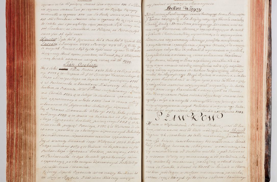 Zdjęcie nr 229 dla obiektu archiwalnego: Protokuł Wizyty Generalney z Dekanatow Skalskiego i Nowogurskiego