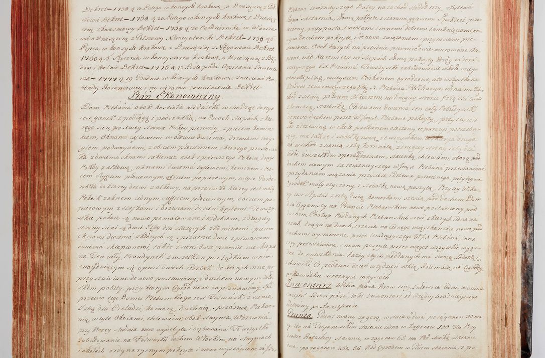 Zdjęcie nr 228 dla obiektu archiwalnego: Protokuł Wizyty Generalney z Dekanatow Skalskiego i Nowogurskiego