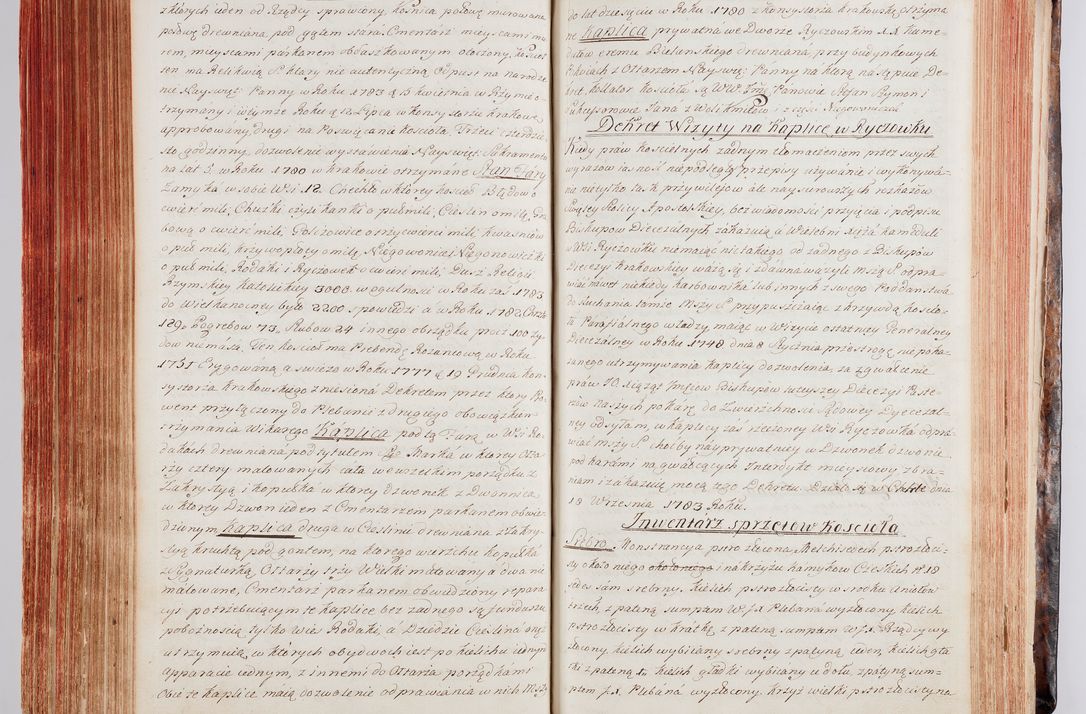 Zdjęcie nr 224 dla obiektu archiwalnego: Protokuł Wizyty Generalney z Dekanatow Skalskiego i Nowogurskiego