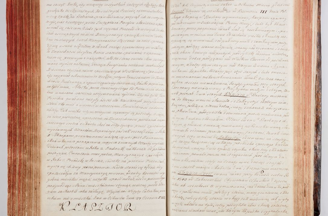 Zdjęcie nr 218 dla obiektu archiwalnego: Protokuł Wizyty Generalney z Dekanatow Skalskiego i Nowogurskiego