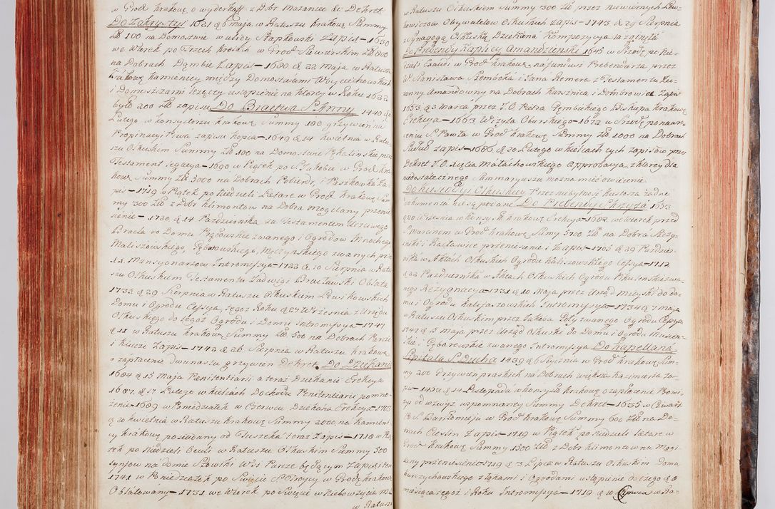 Zdjęcie nr 213 dla obiektu archiwalnego: Protokuł Wizyty Generalney z Dekanatow Skalskiego i Nowogurskiego