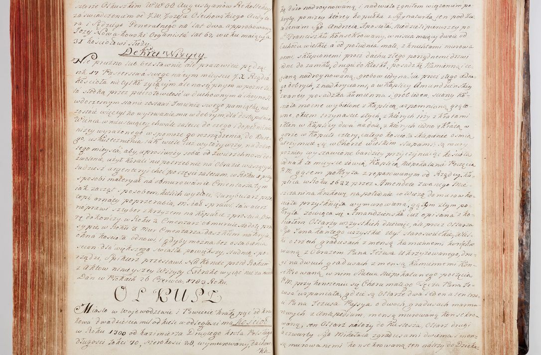 Zdjęcie nr 206 dla obiektu archiwalnego: Protokuł Wizyty Generalney z Dekanatow Skalskiego i Nowogurskiego