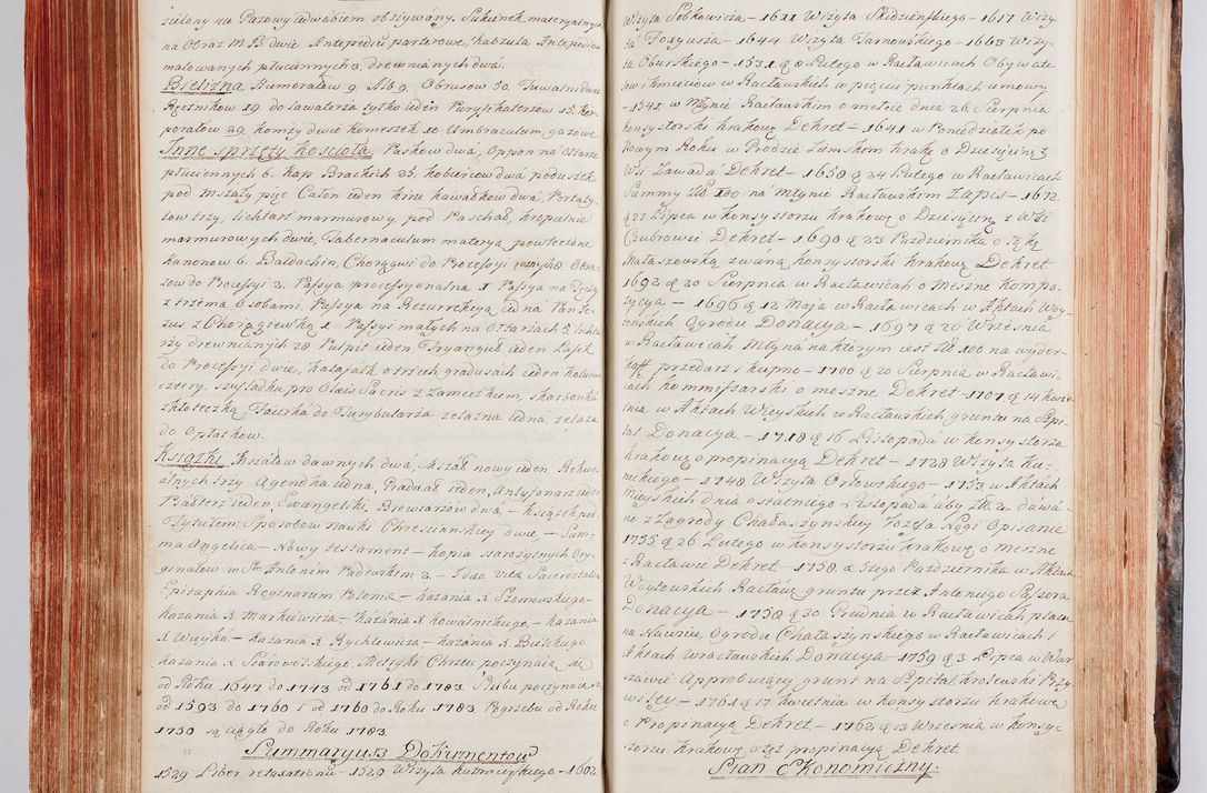 Zdjęcie nr 197 dla obiektu archiwalnego: Protokuł Wizyty Generalney z Dekanatow Skalskiego i Nowogurskiego