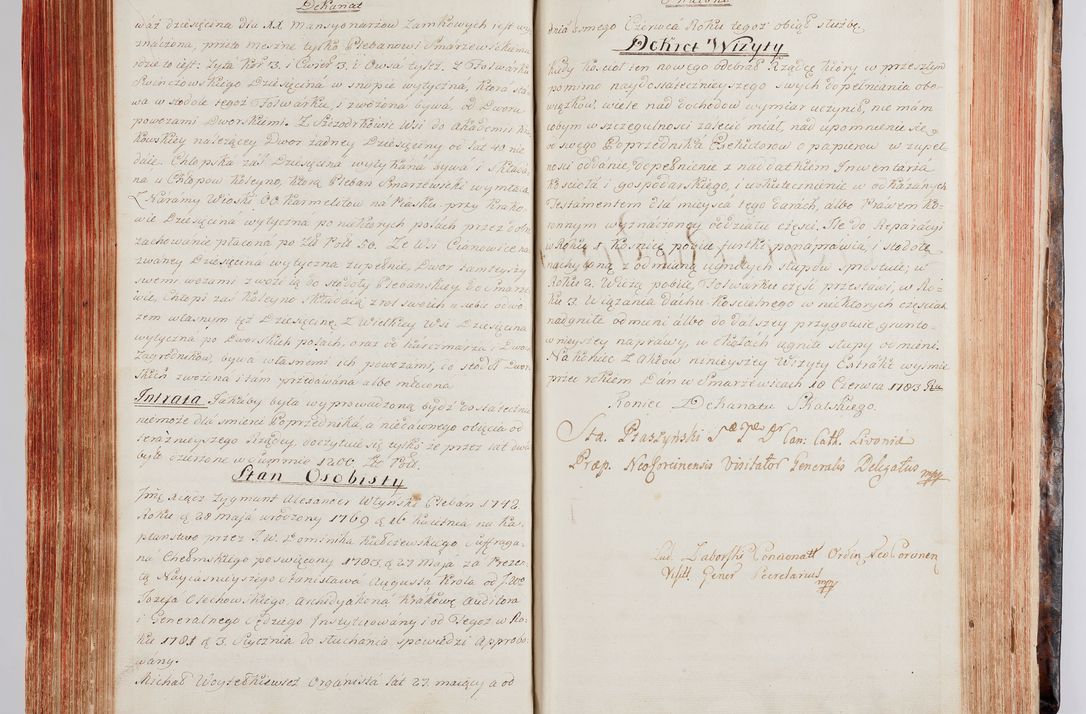 Zdjęcie nr 178 dla obiektu archiwalnego: Protokuł Wizyty Generalney z Dekanatow Skalskiego i Nowogurskiego