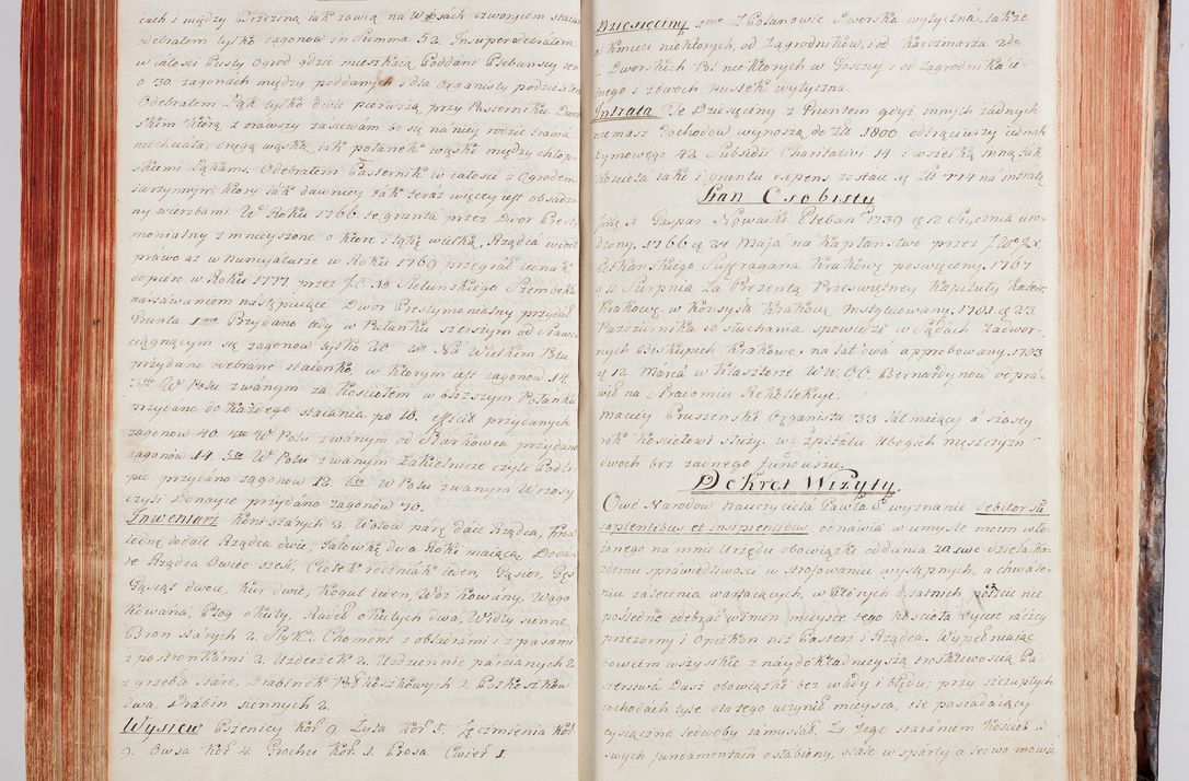 Zdjęcie nr 144 dla obiektu archiwalnego: Protokuł Wizyty Generalney z Dekanatow Skalskiego i Nowogurskiego