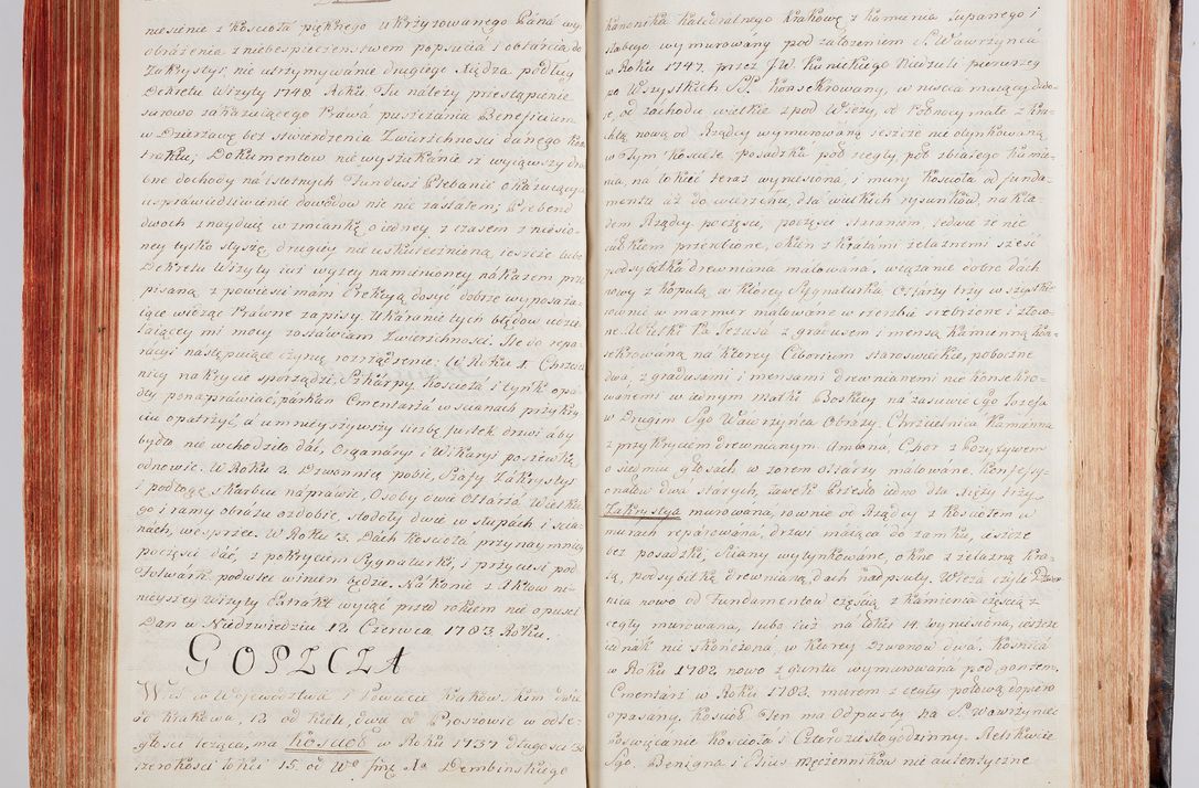 Zdjęcie nr 141 dla obiektu archiwalnego: Protokuł Wizyty Generalney z Dekanatow Skalskiego i Nowogurskiego