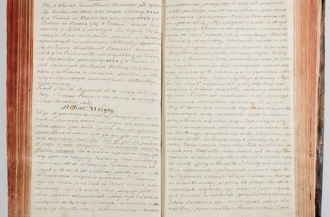 Zdjęcie nr 133 dla obiektu archiwalnego: Protokuł Wizyty Generalney z Dekanatow Skalskiego i Nowogurskiego