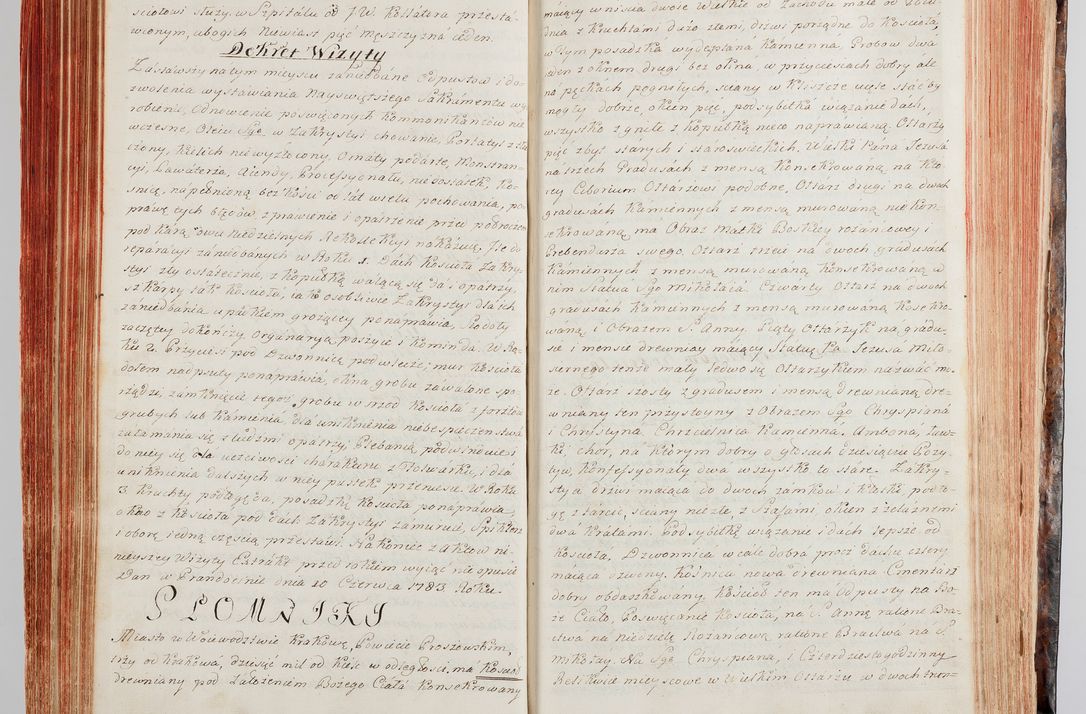 Zdjęcie nr 127 dla obiektu archiwalnego: Protokuł Wizyty Generalney z Dekanatow Skalskiego i Nowogurskiego