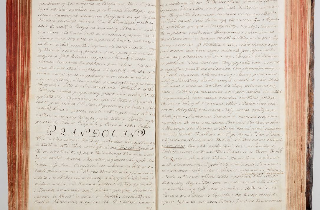 Zdjęcie nr 124 dla obiektu archiwalnego: Protokuł Wizyty Generalney z Dekanatow Skalskiego i Nowogurskiego