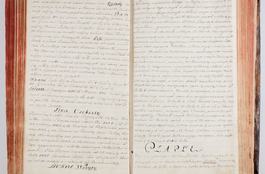 Zdjęcie nr 117 dla obiektu archiwalnego: Protokuł Wizyty Generalney z Dekanatow Skalskiego i Nowogurskiego