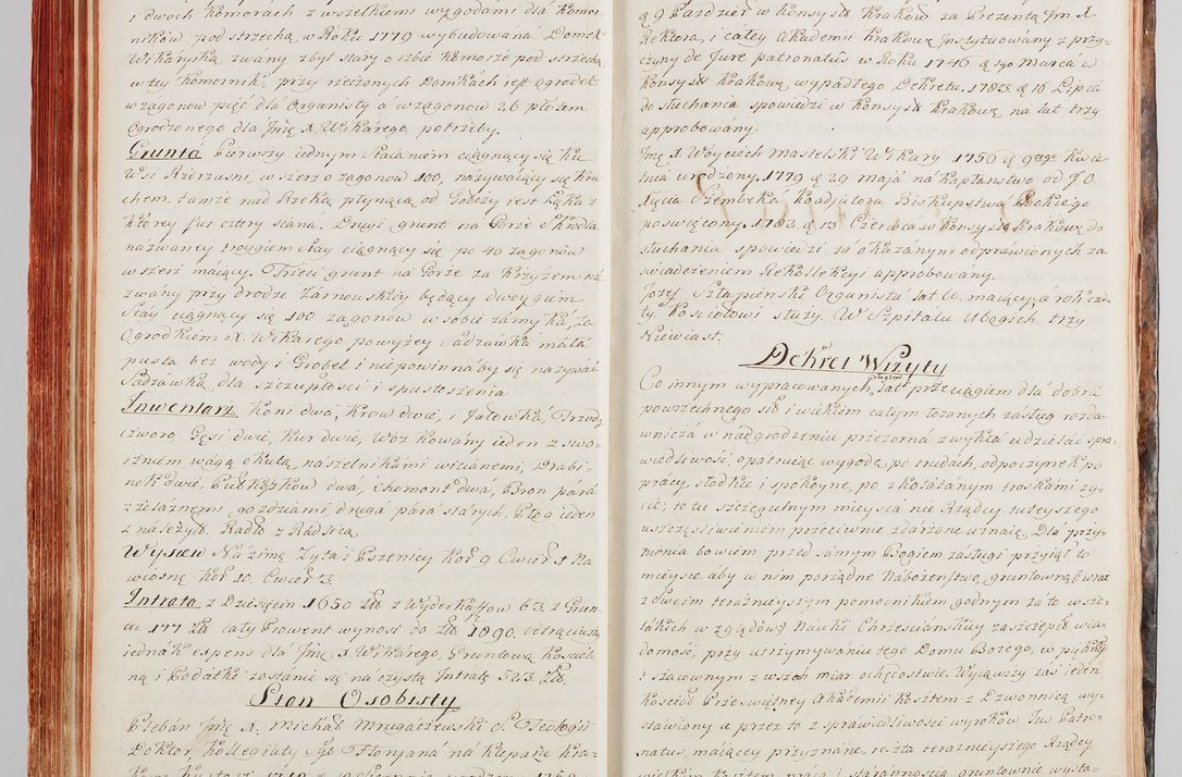 Zdjęcie nr 94 dla obiektu archiwalnego: Protokuł Wizyty Generalney z Dekanatow Skalskiego i Nowogurskiego