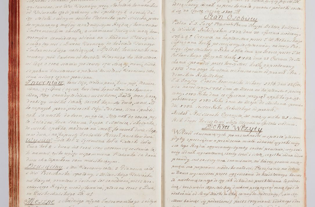 Zdjęcie nr 63 dla obiektu archiwalnego: Protokuł Wizyty Generalney z Dekanatow Skalskiego i Nowogurskiego