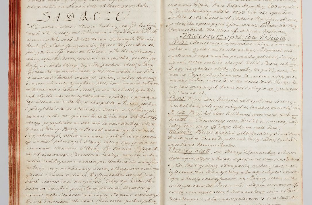 Zdjęcie nr 55 dla obiektu archiwalnego: Protokuł Wizyty Generalney z Dekanatow Skalskiego i Nowogurskiego