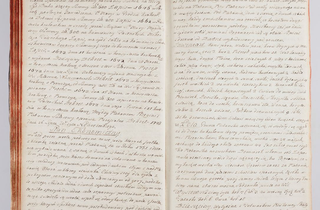 Zdjęcie nr 49 dla obiektu archiwalnego: Protokuł Wizyty Generalney z Dekanatow Skalskiego i Nowogurskiego