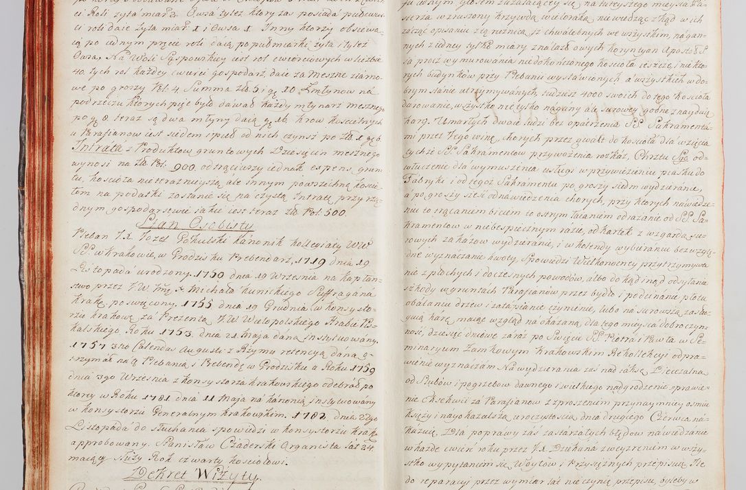 Zdjęcie nr 45 dla obiektu archiwalnego: Protokuł Wizyty Generalney z Dekanatow Skalskiego i Nowogurskiego