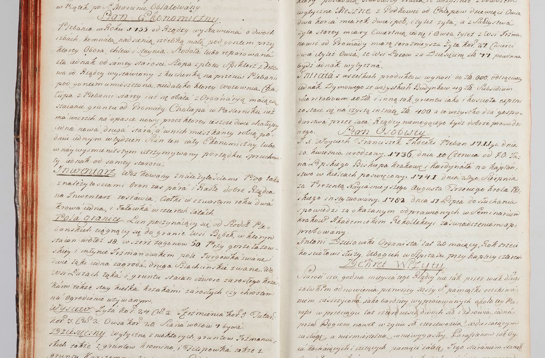 Zdjęcie nr 41 dla obiektu archiwalnego: Protokuł Wizyty Generalney z Dekanatow Skalskiego i Nowogurskiego