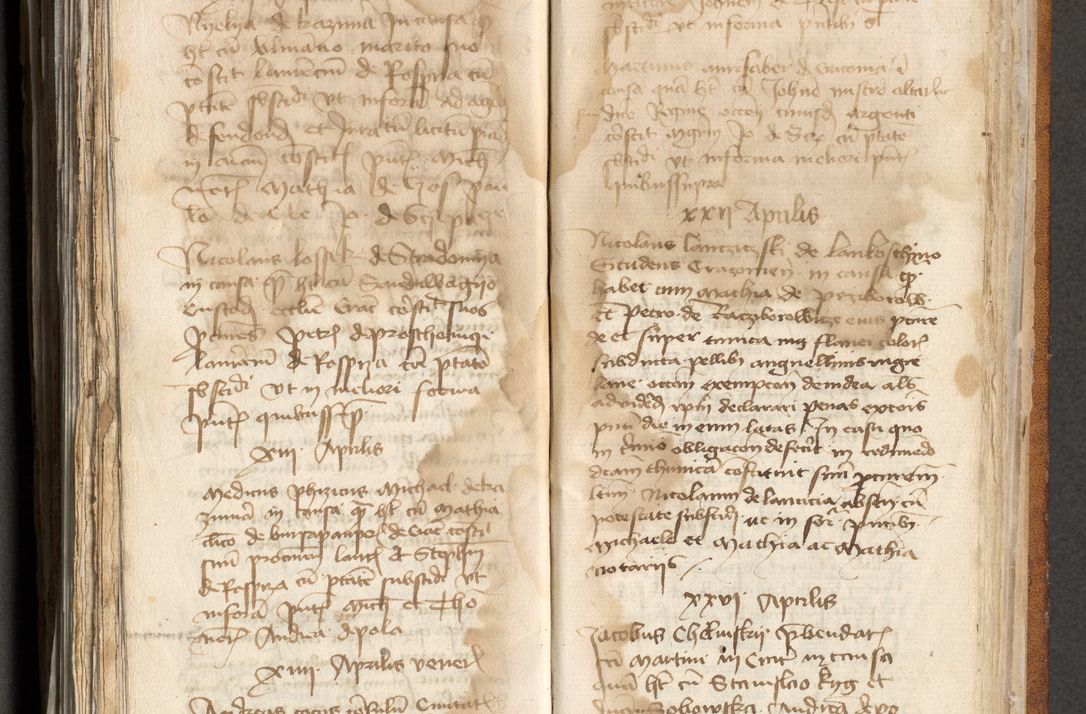 Zdjęcie nr 332 dla obiektu archiwalnego: [Acta actorum officialia coram Michaele scolastico Gnezensi]