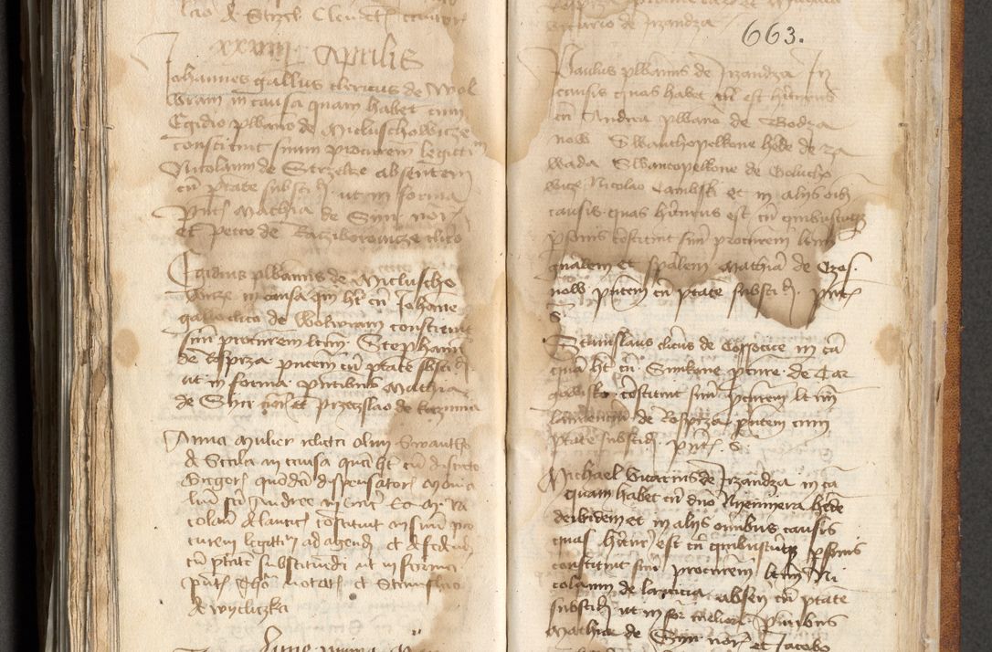 Zdjęcie nr 333 dla obiektu archiwalnego: [Acta actorum officialia coram Michaele scolastico Gnezensi]