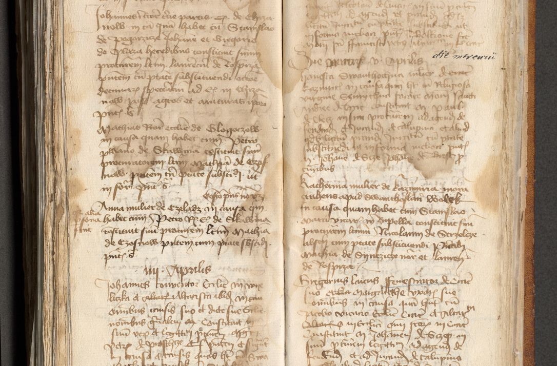 Zdjęcie nr 330 dla obiektu archiwalnego: [Acta actorum officialia coram Michaele scolastico Gnezensi]