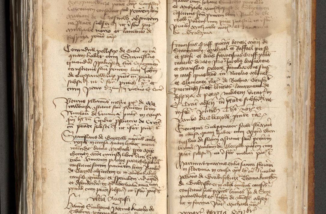 Zdjęcie nr 323 dla obiektu archiwalnego: [Acta actorum officialia coram Michaele scolastico Gnezensi]