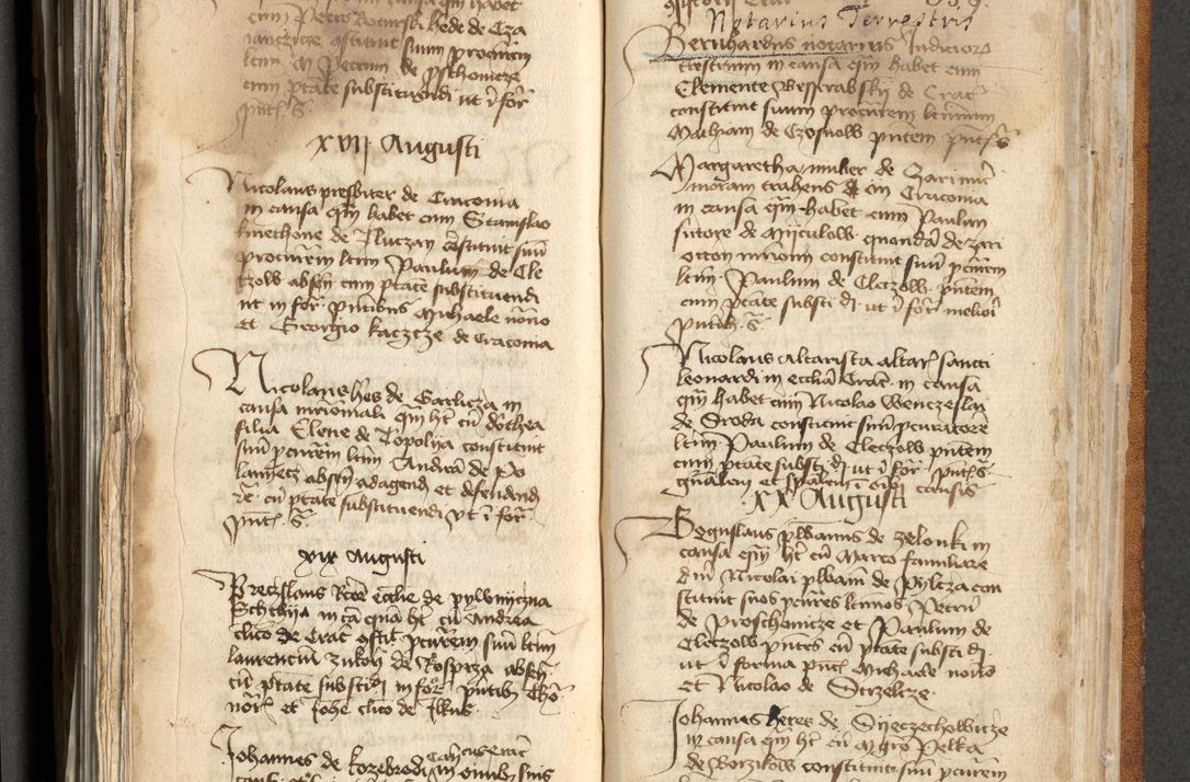 Zdjęcie nr 321 dla obiektu archiwalnego: [Acta actorum officialia coram Michaele scolastico Gnezensi]