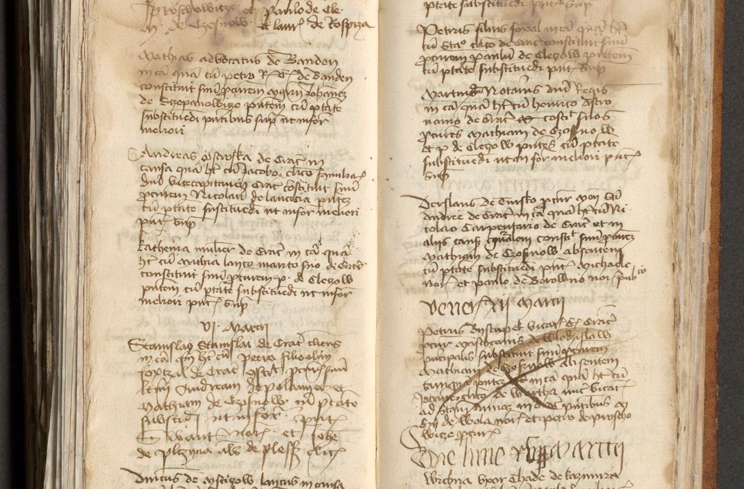 Zdjęcie nr 299 dla obiektu archiwalnego: [Acta actorum officialia coram Michaele scolastico Gnezensi]