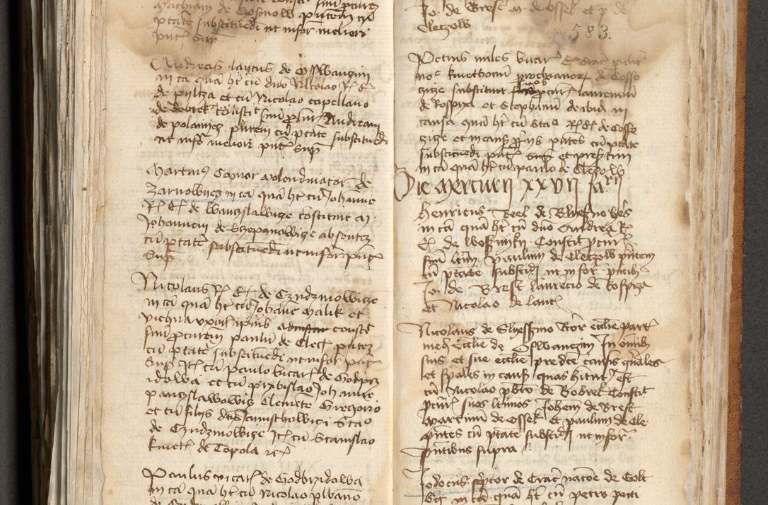 Zdjęcie nr 293 dla obiektu archiwalnego: [Acta actorum officialia coram Michaele scolastico Gnezensi]