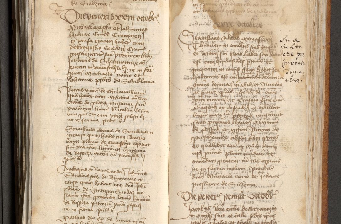 Zdjęcie nr 281 dla obiektu archiwalnego: [Acta actorum officialia coram Michaele scolastico Gnezensi]