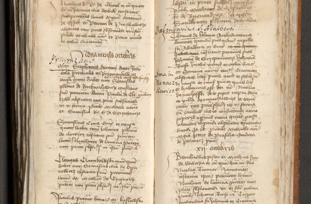 Zdjęcie nr 278 dla obiektu archiwalnego: [Acta actorum officialia coram Michaele scolastico Gnezensi]