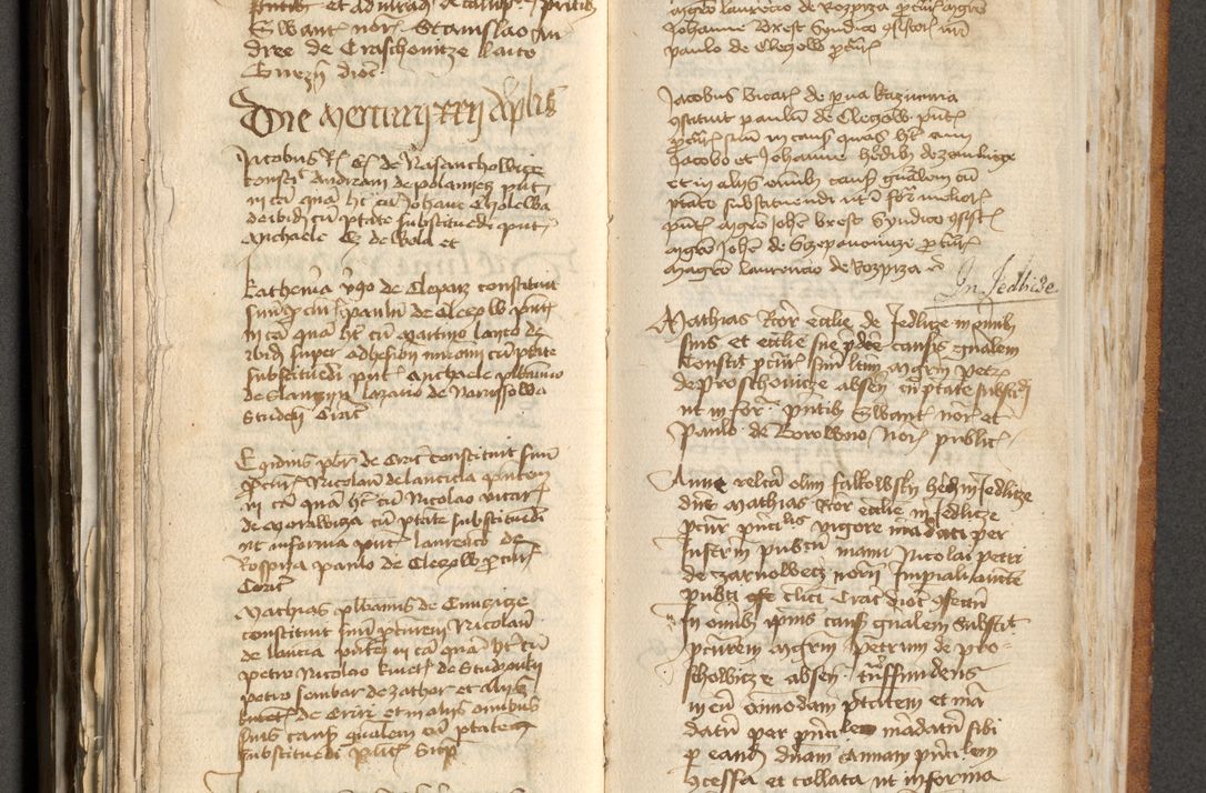 Zdjęcie nr 253 dla obiektu archiwalnego: [Acta actorum officialia coram Michaele scolastico Gnezensi]