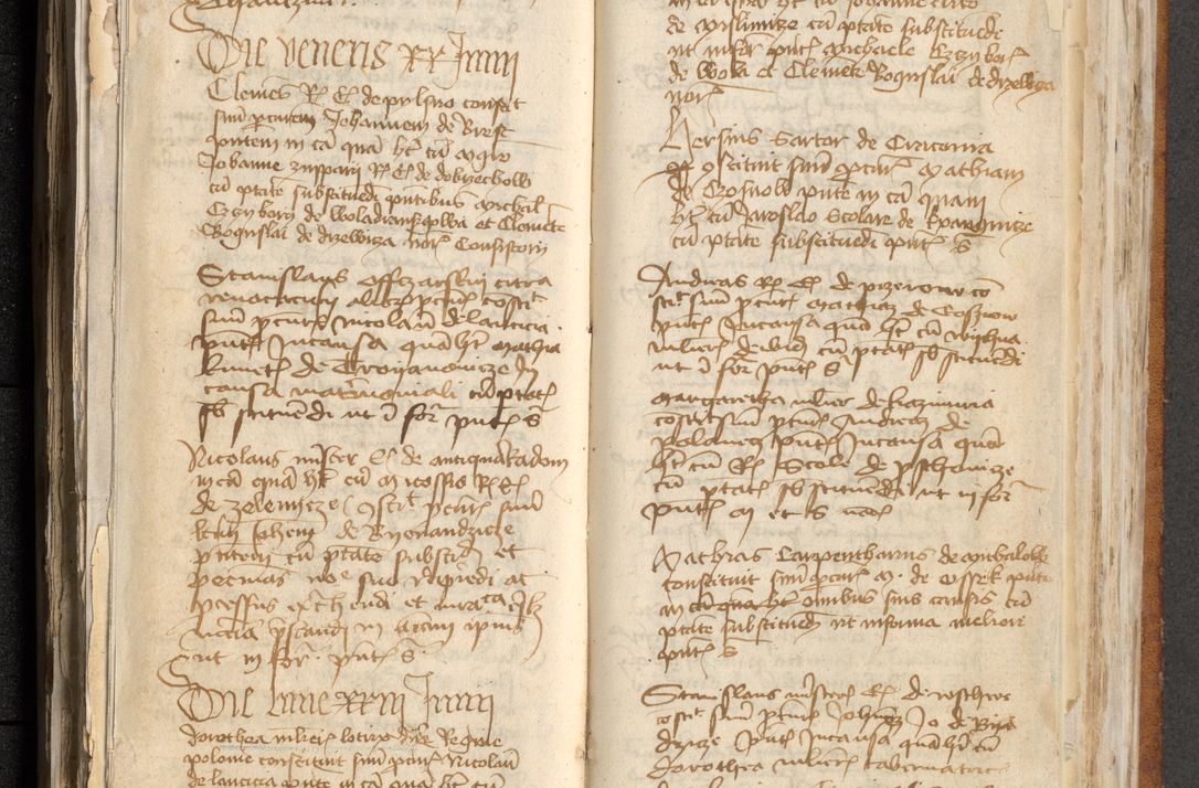 Zdjęcie nr 216 dla obiektu archiwalnego: [Acta actorum officialia coram Michaele scolastico Gnezensi]