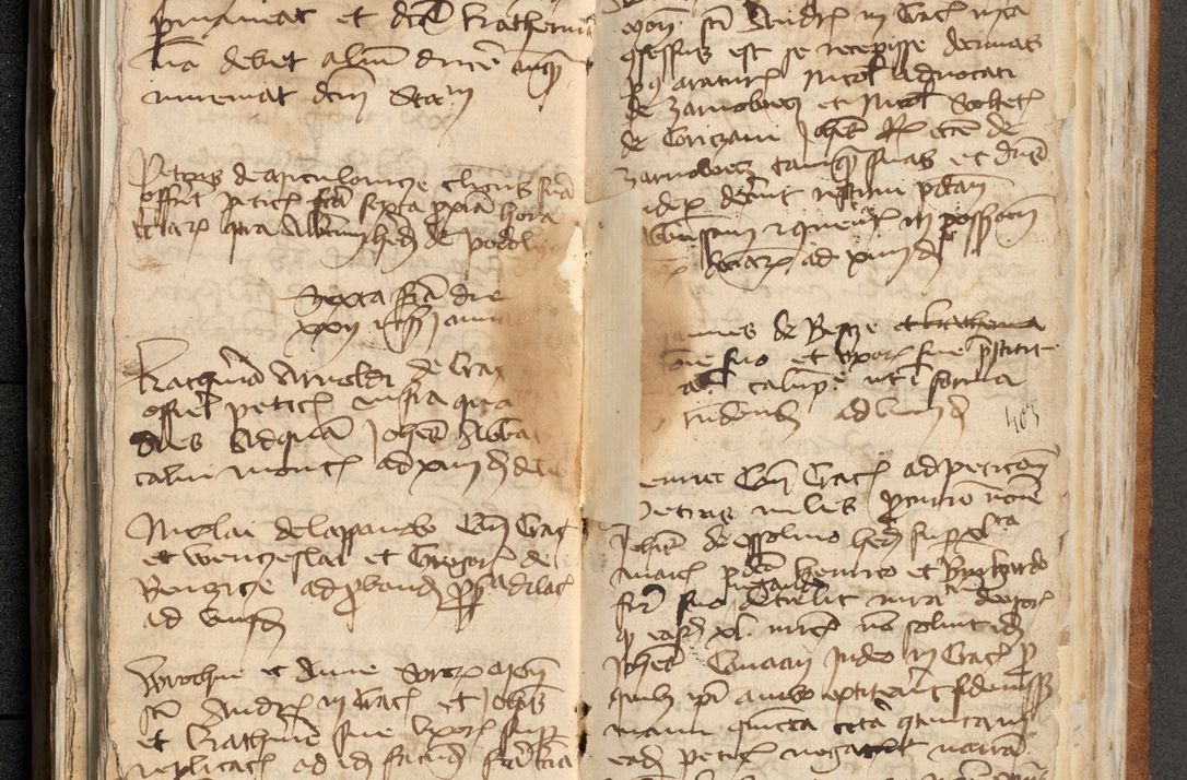 Zdjęcie nr 205 dla obiektu archiwalnego: [Acta actorum officialia coram Michaele scolastico Gnezensi]