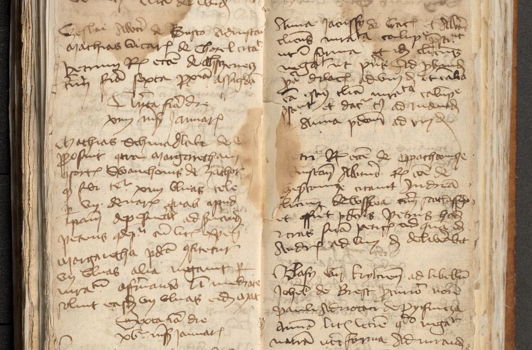 Zdjęcie nr 203 dla obiektu archiwalnego: [Acta actorum officialia coram Michaele scolastico Gnezensi]